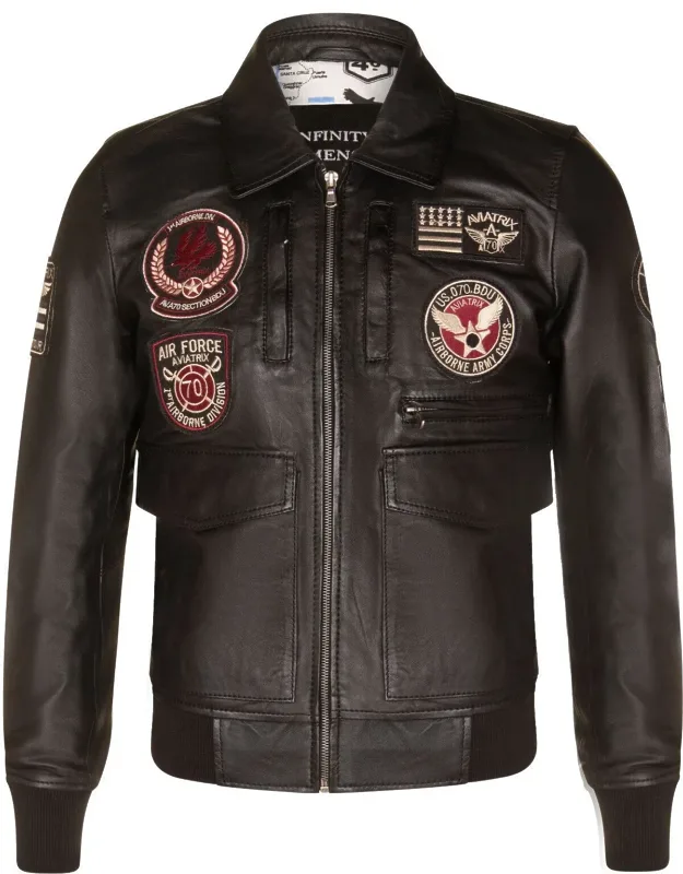 Leather Air Force Bomber Jacket