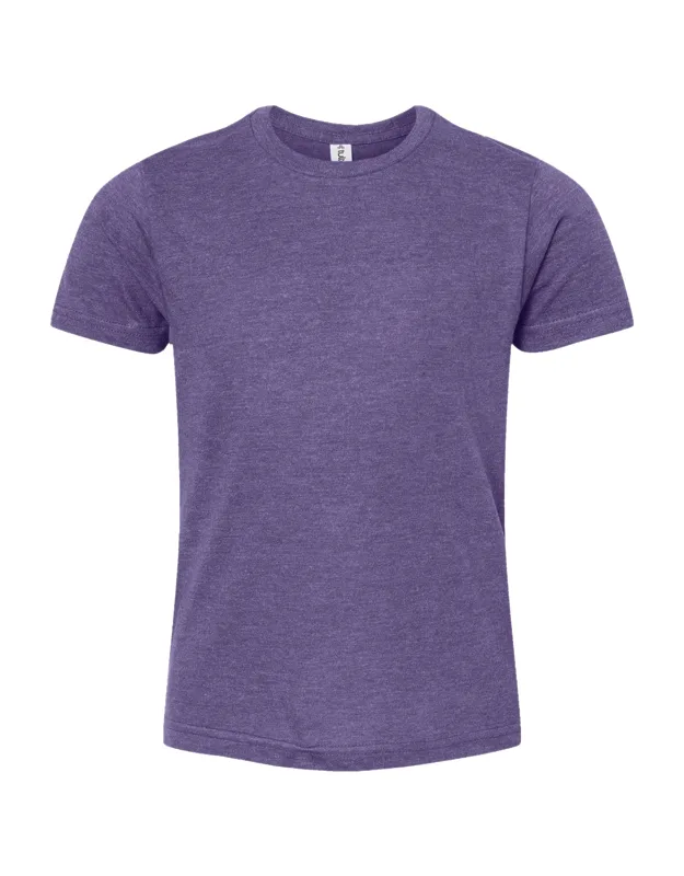 Tultex Youth Fine Jersey T-shirt - Pre-shrunk 100% Ringspun Cotton, Double-needle Stitching