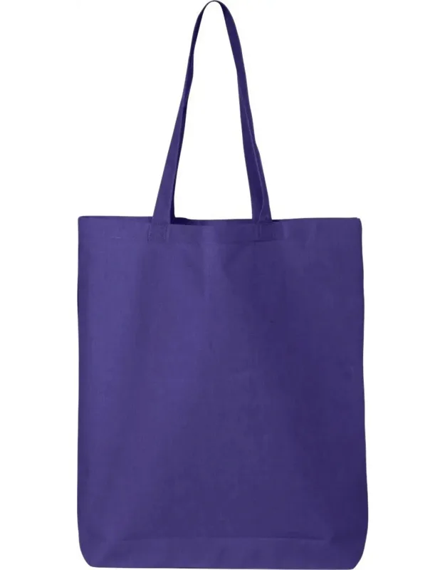 Economical Tote With 100% Cotton And 20" Handles