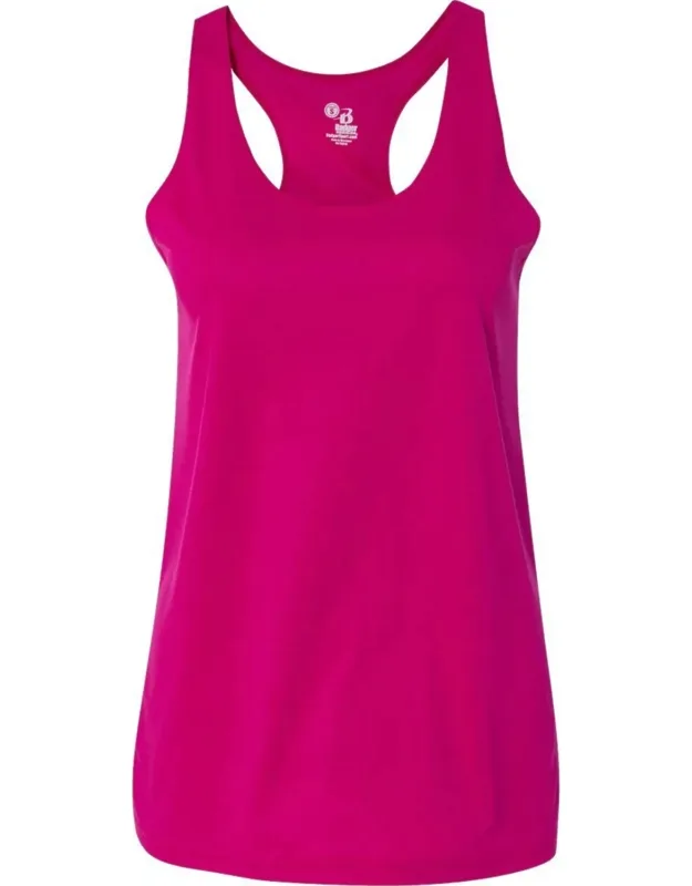 Badger B-core Racerback Tank Top With Moisture Management And Antimicrobial Performance
