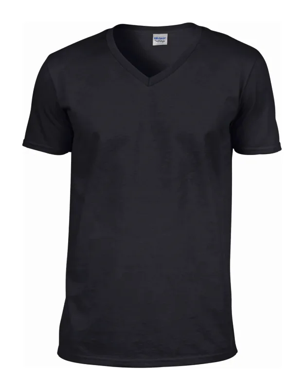 Soft Style V-neck Short Sleeve T-shirt