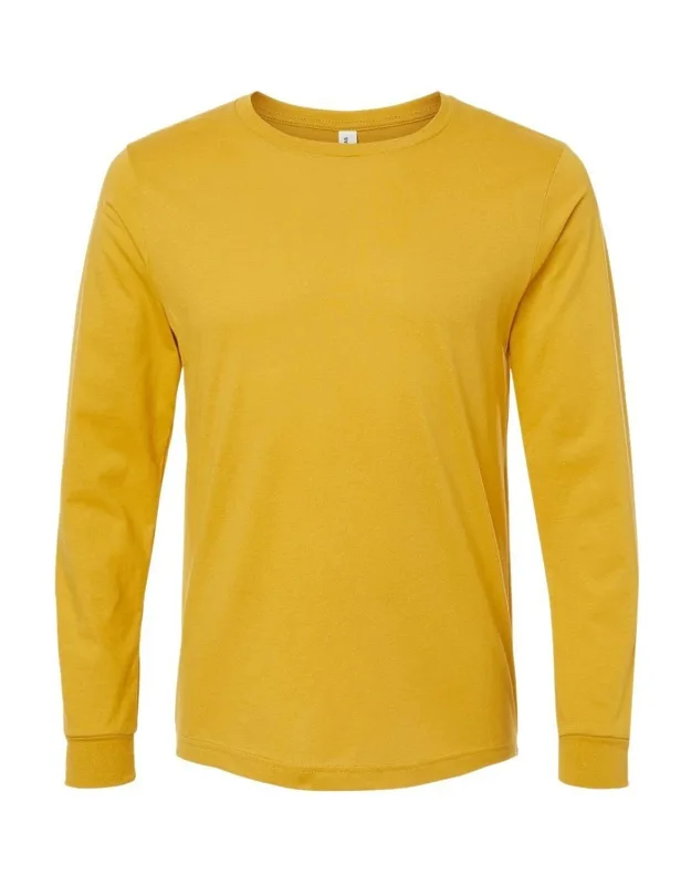 Jersey Long Sleeve Tee, 100% Airlume Combed And Ringspun Cotton, Retail Fit