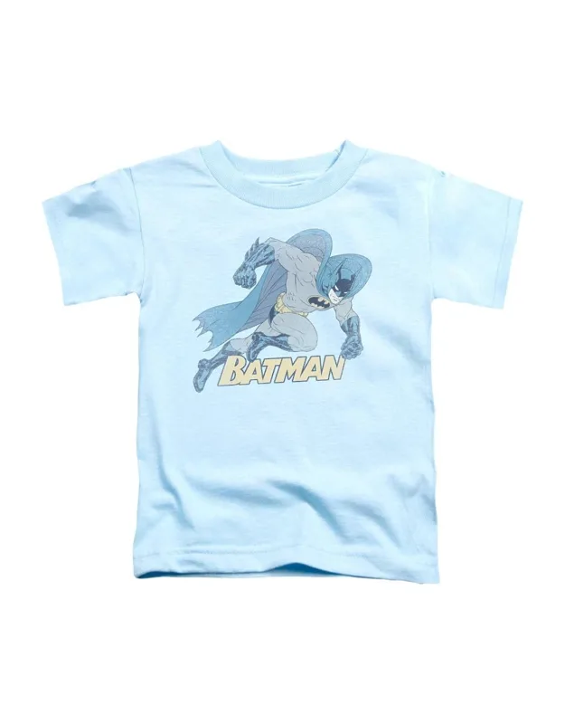 _batman Running Retro Short Sleeve Tee - Stylish, Easy_