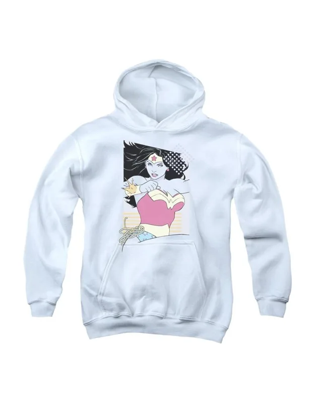 Justice League Of America Wonder Woman 80s Minimal Hoodie