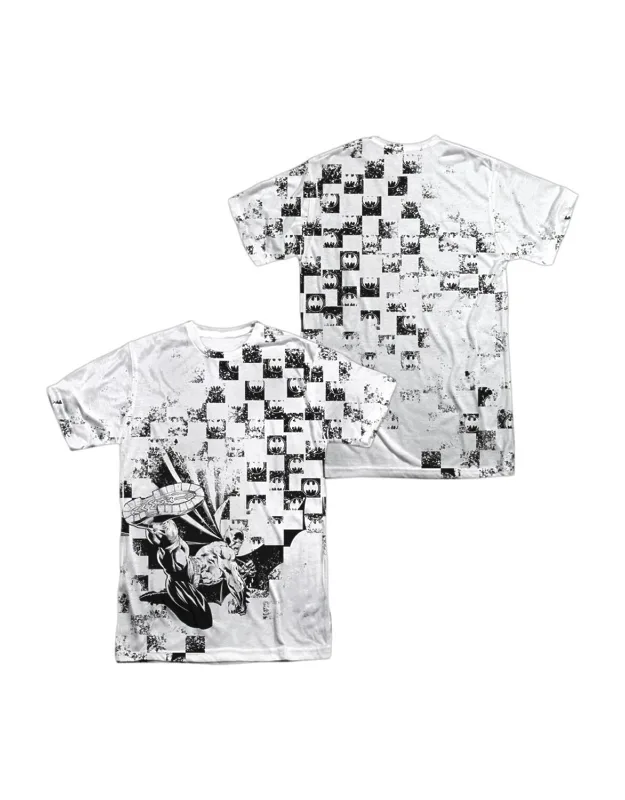 Batman Checkerboard Crew Tee