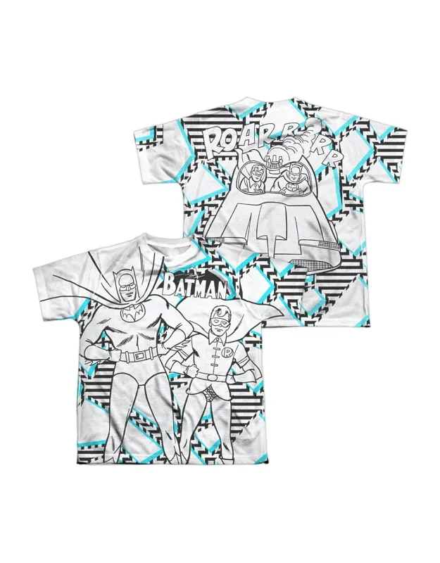 Batman Gaudy Bat Short Sleeve Poly Crew Tee / T-shirt