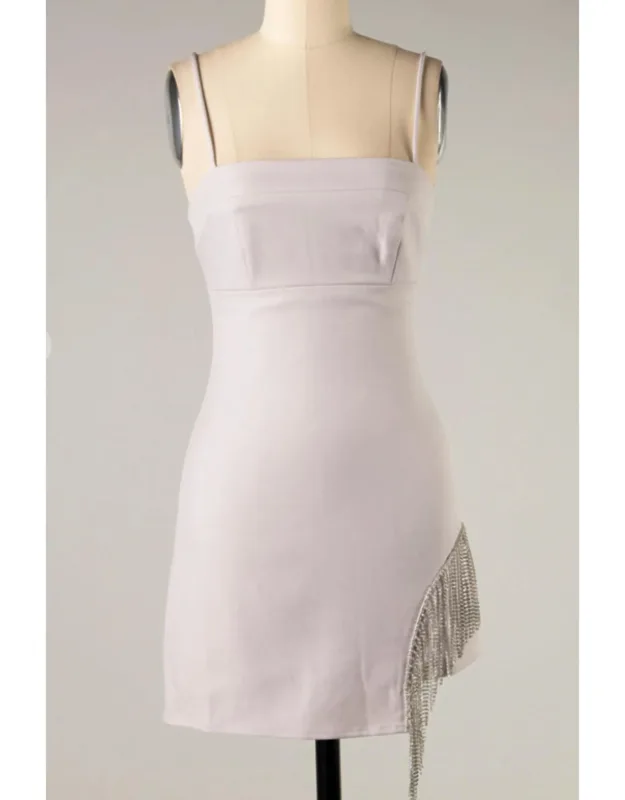 Rhinestone Fringe Dress