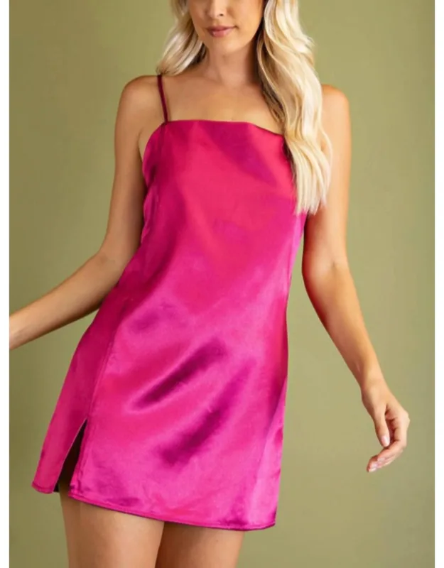 Satin Mini Dress