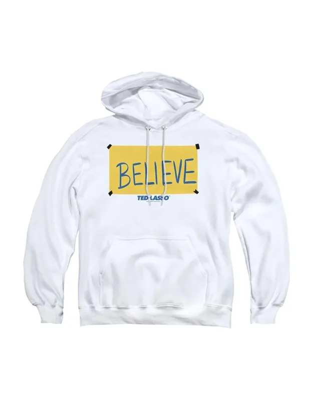 Ted Lasso Believe Sign Hoodie / Hooded Sweatshirt Stylish Easy Wear