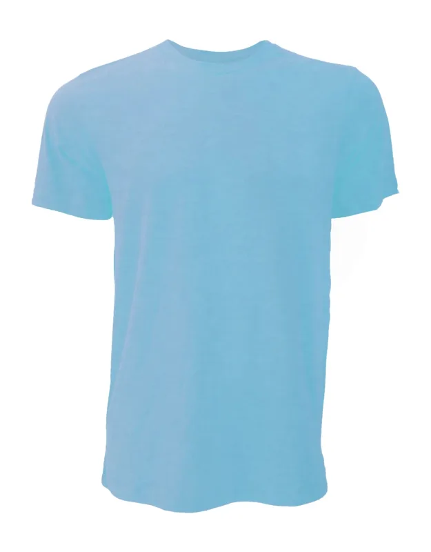 Canvas Jersey Crew Neck Short Sleeve T-shirt - Ribbed Neckline, Slim Fit