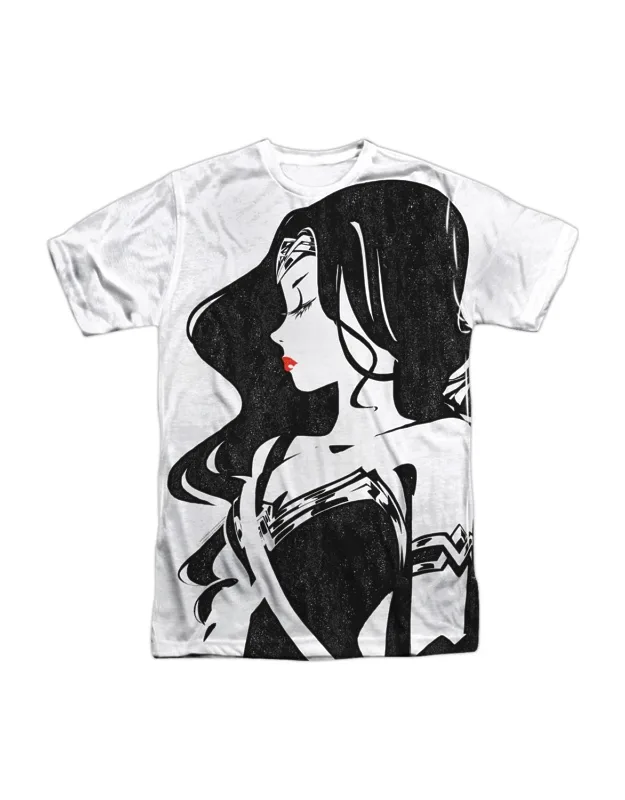Justice League Movie Profile Short Sleeve Tee - 100% Polyester