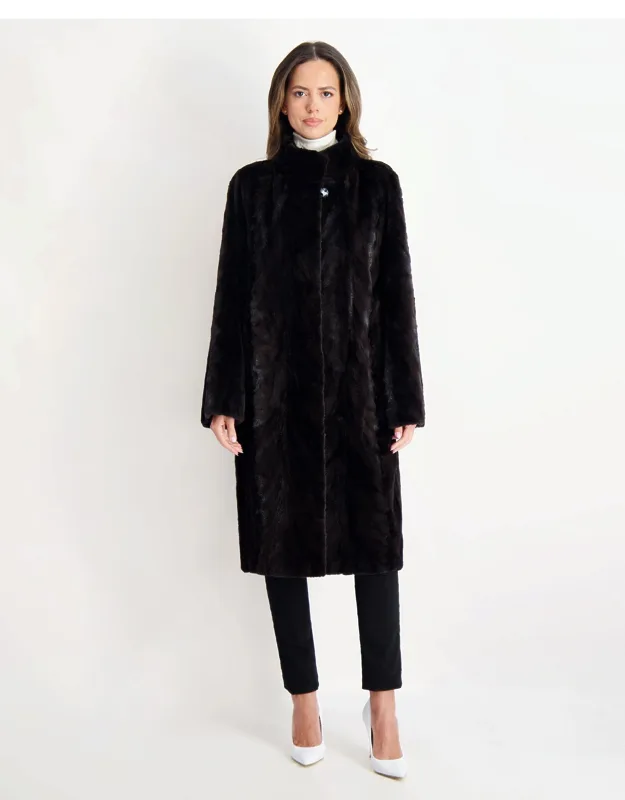 Mink Section Short Coat