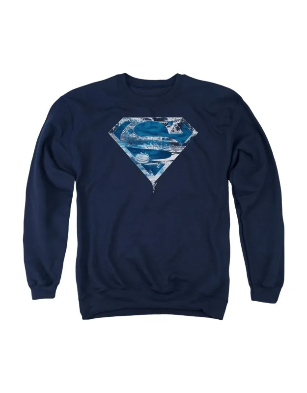 Superman Water Shield Crewneck Sweatshirt