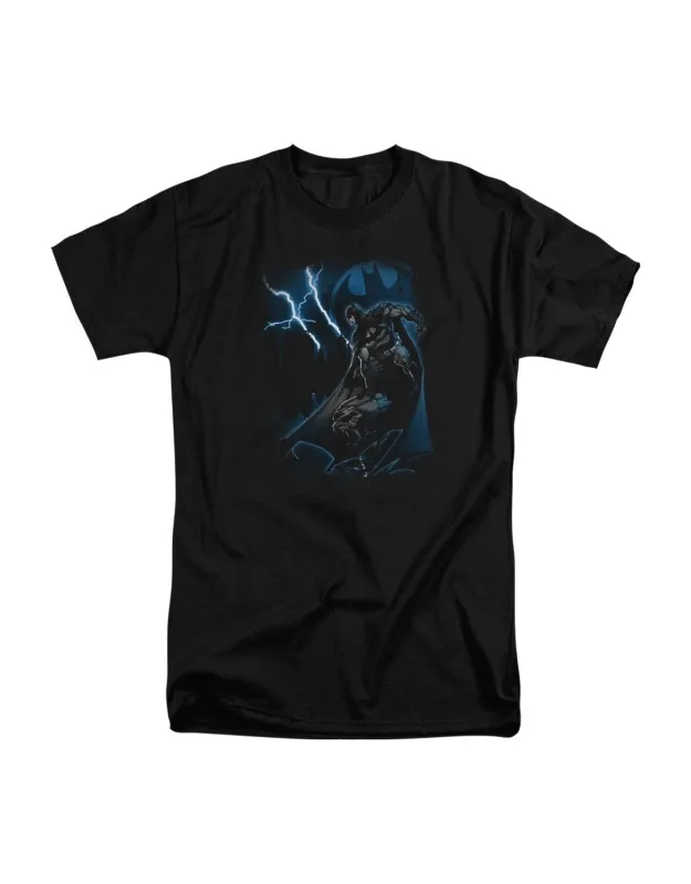 Batman Lightning Strikes Short Sleeve Tall Tee - Stylish Everyday Wear
