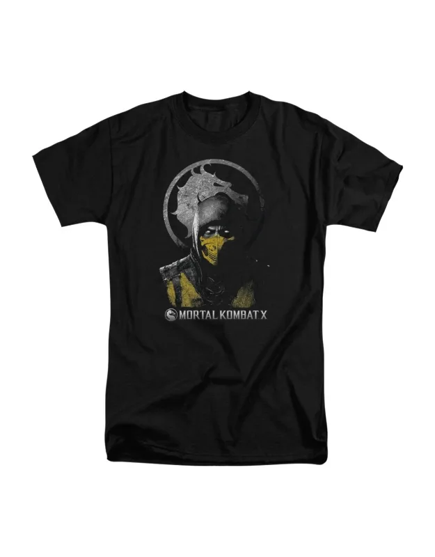 Mortal Kombat X Scorpion Bust Short Sleeve Tee