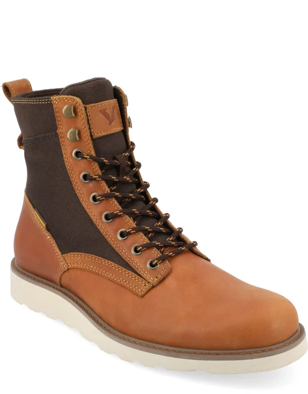 Elevate Water Resistant Plain Toe Lace-up Boot