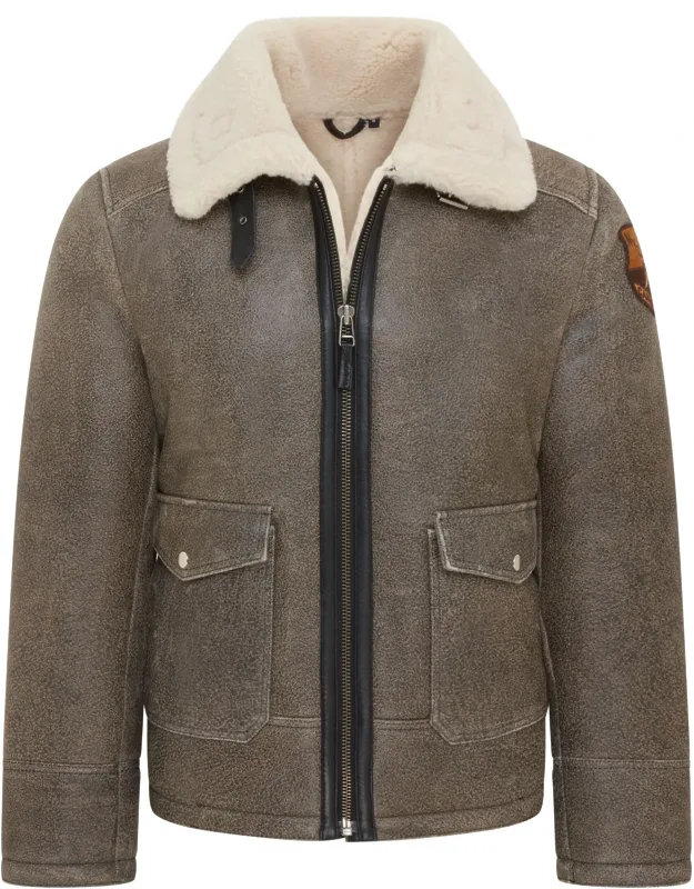 B3 Shearling Bomber Aviator Jacket
