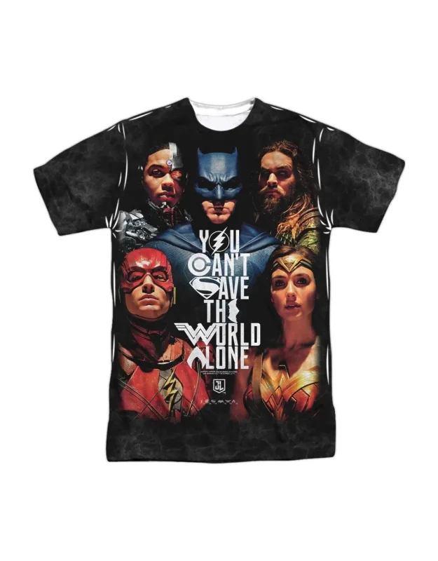 Save The World Poster Short Sleeve Crew Tee