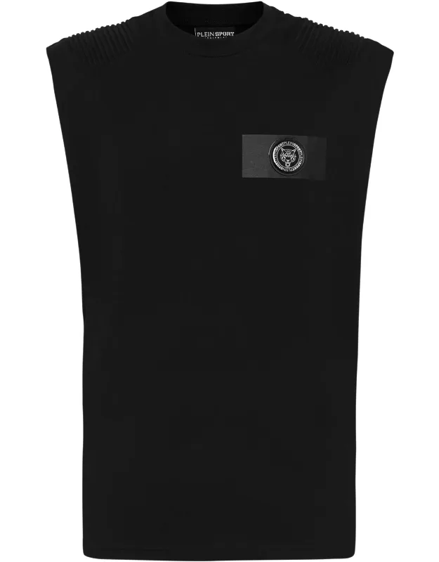 Tank Top With Maximum Comfort And Rib Knit Neckline