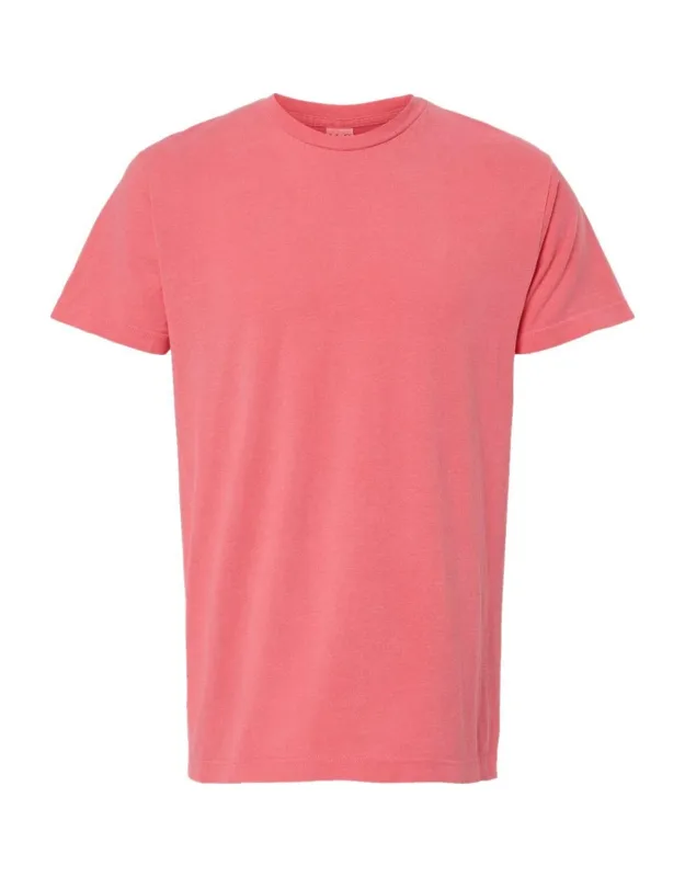 Vintage Garment-dyed T-shirt 100% Ringspun Cotton, Softer Fabric