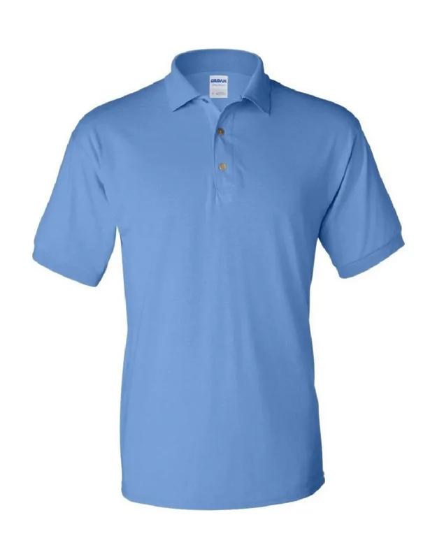 Gildan Adult Dryblend Jersey Short Sleeve Polo Shirt With Contoured Welt Collar And Heat Transfer Label