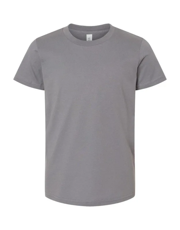 Youth Jersey Tee 100% Airlume Combed And Ringspun Cotton, 32 Singles