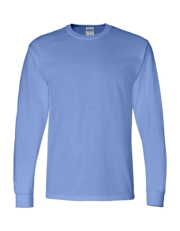 Gildan Dryblend Long Sleeve T-shirt With Moisture Management Properties And Classic Fit