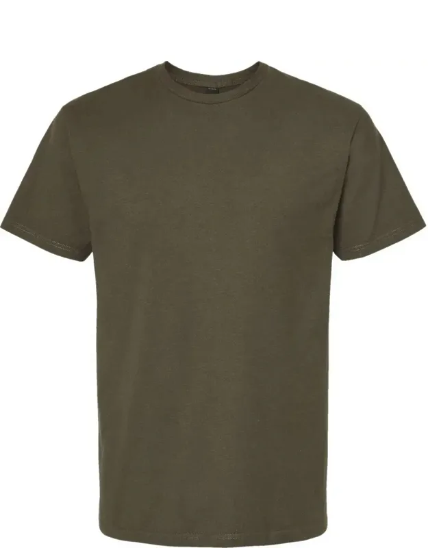 Tultex Jersey T-shirt With Reactive-dyed Fabric And Pre-washed Finish