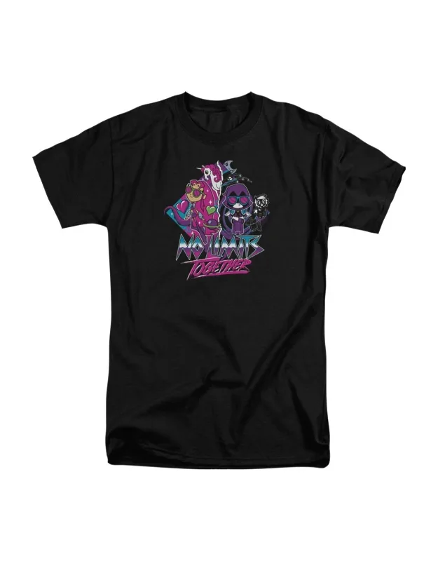 Teen Titans Go To The Movies No Limits Short Sleeve Tee 100% Cotton