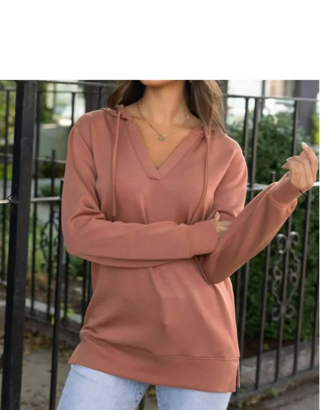 Luxe Knit Hooded Pullover