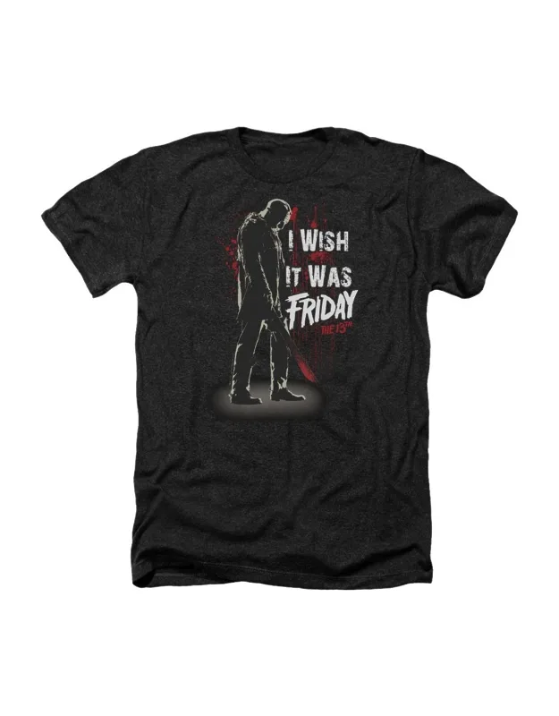 Friday The 13th I Wish It Was Friday T-shirt - Stylish For Everyday Wear