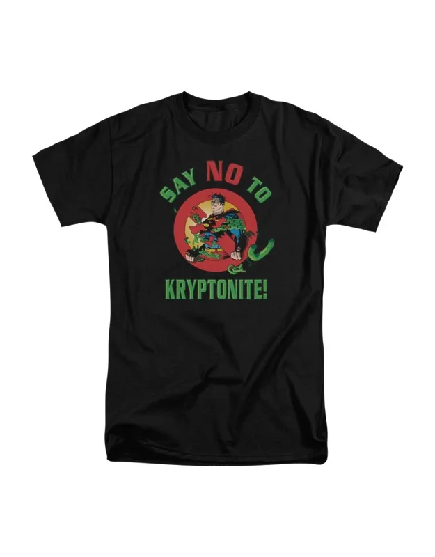 Superman Say No To Kryptonite Tee - 100% Cotton, Stylish Design