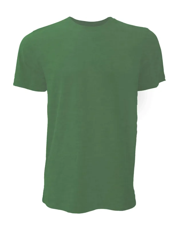 Canvas Jersey Crew Neck Short Sleeve T-shirt - Ribbed Neckline, Slim Fit