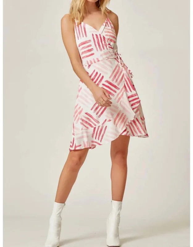 Faux Wrap Dress