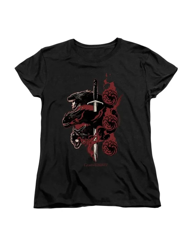 Game Of Thrones Targaryen Dragons Short Sleeve Tee