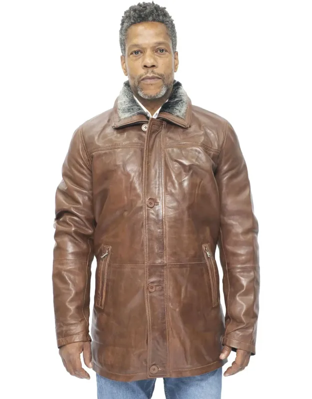 Leather Trench Coat