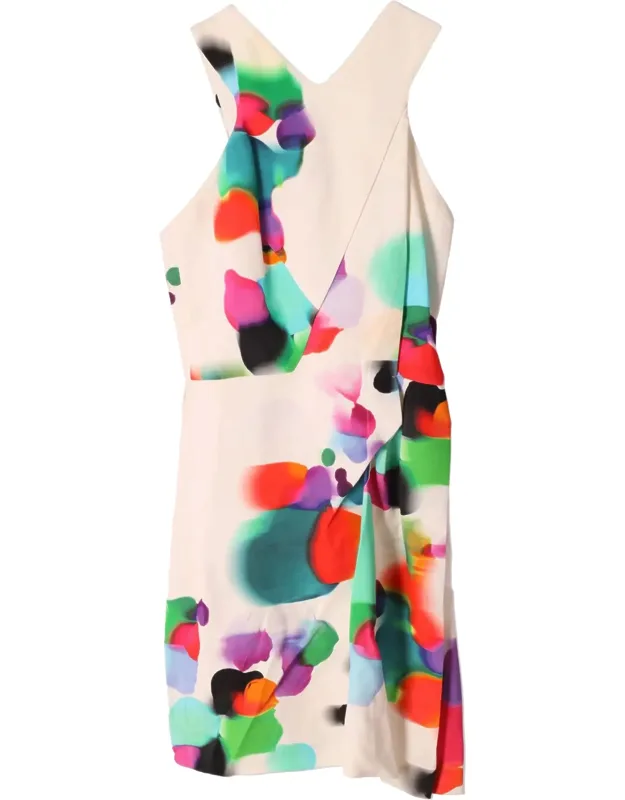 Halter Mini Sheath Dress