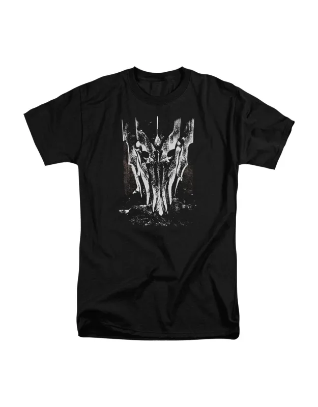 Lord Of The Rings Big Sauron Head Short Sleeve Adult Tall Tee - 100% Cotton, Officially Licensed