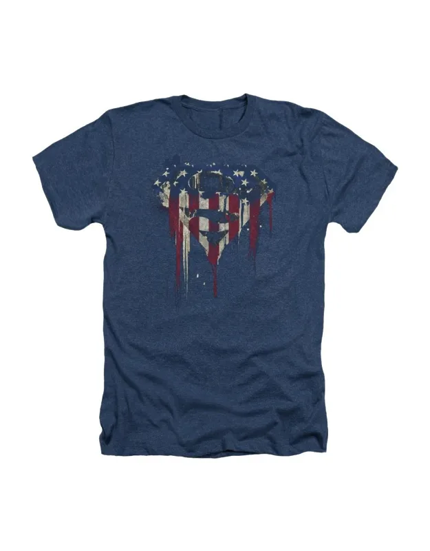 Superman Bleeding Shield Tee