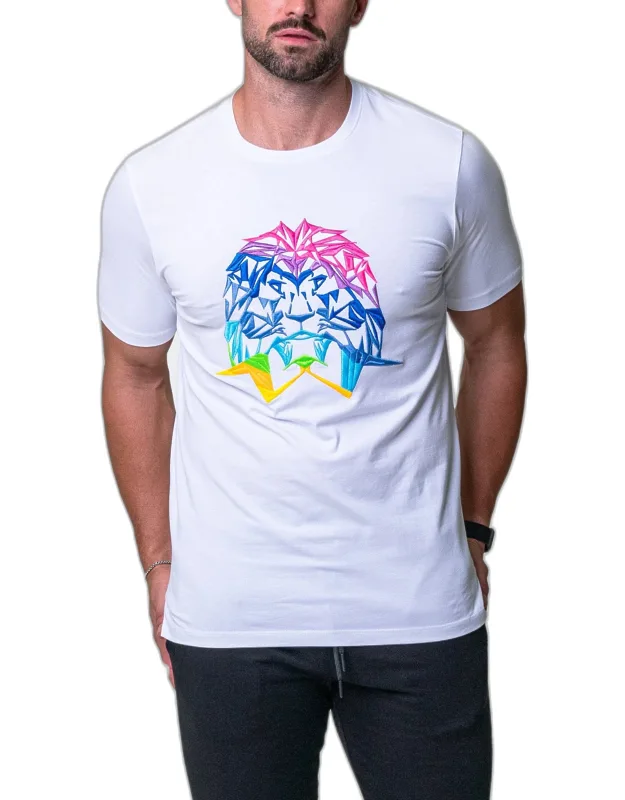 Tee Neon Luxe Cotton With Eye-catching Details