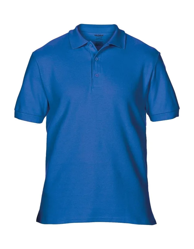 Gildan Premium Cotton Sport Double Pique Polo Shirt With Sideseamed Design And Contoured Welt Collar