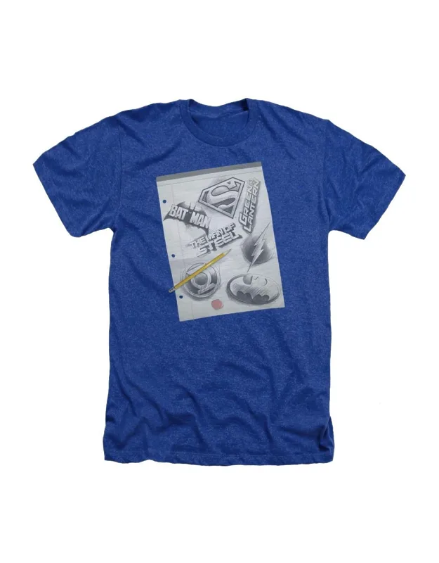 Dc Comics Logo Note Paper Tee