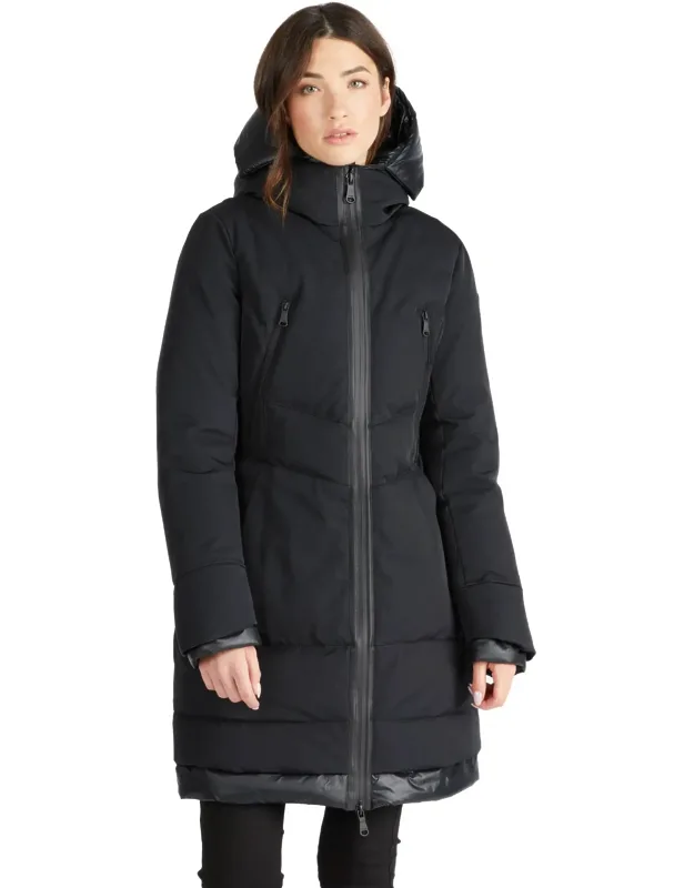 Rimi Mid Length Parka With Fixed Hood