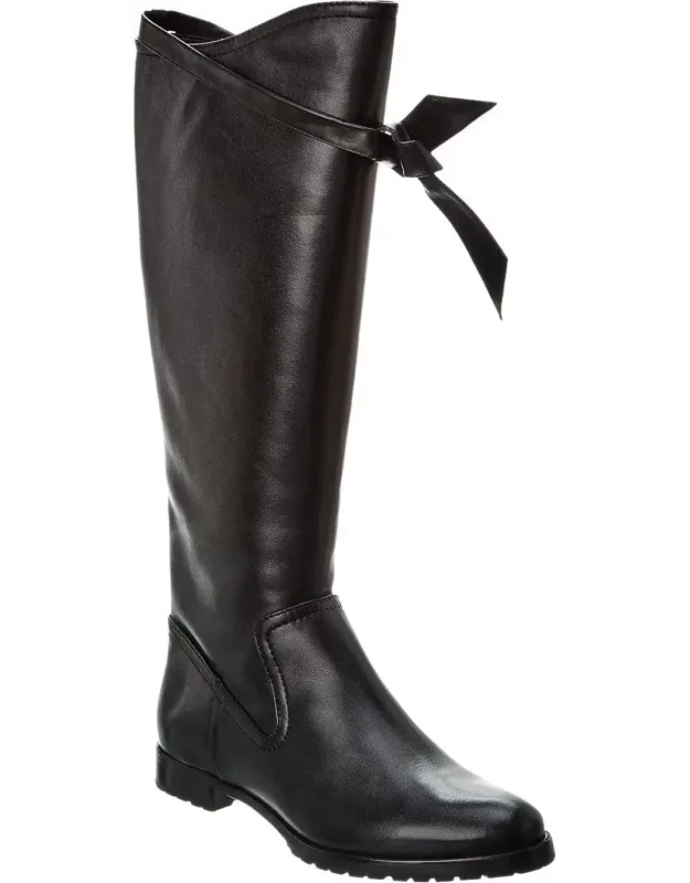 Clarita Saddlery Leather Knee-high Boots
