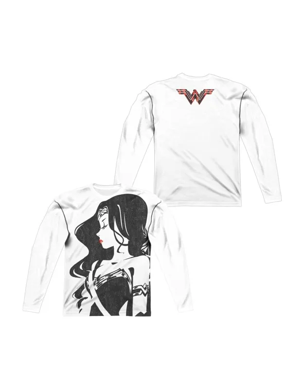 Wonder Woman Profile Long Sleeve Tee