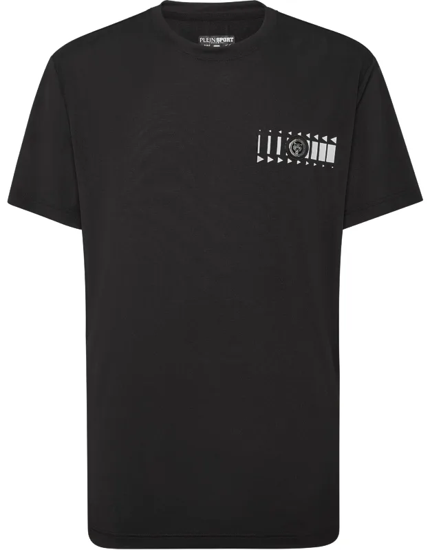 T-shirt Round Neck Ss With Framis Pattern Print And Logo Patch
