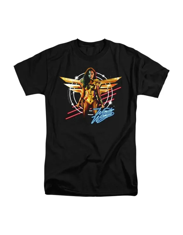 Wonder Woman 84 Space Poster Short Sleeve Tee - 100% Cotton, Officially Licensed