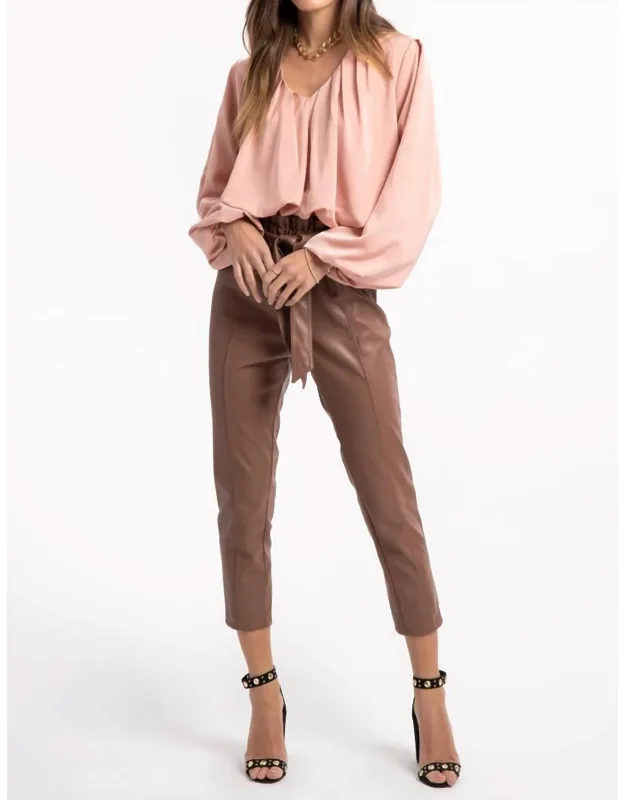 Eternal Optimist Boho Bubble Sleeve Top