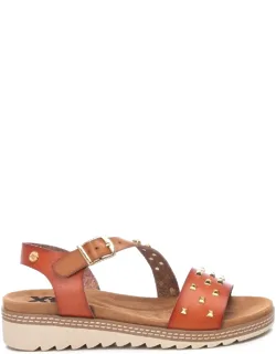 Wedge Sandals With Gold Studs