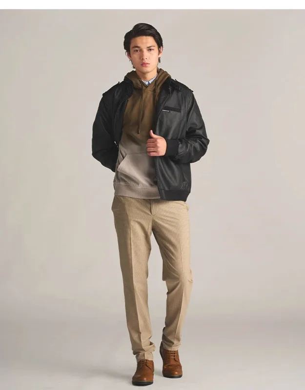 Faux Leather Iconic Racer Jacket